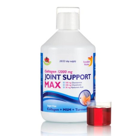 Swedish Nutra Joint Support Max cukormentes ízületvédő kollagén, 500 ml