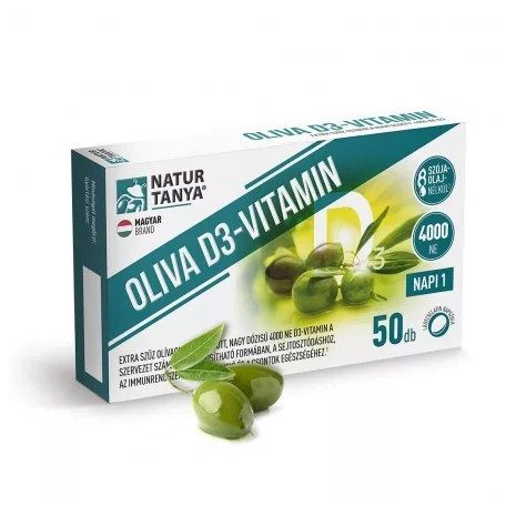 Natur Tanya Oliva D3-vitamin 4000 NE 50 db