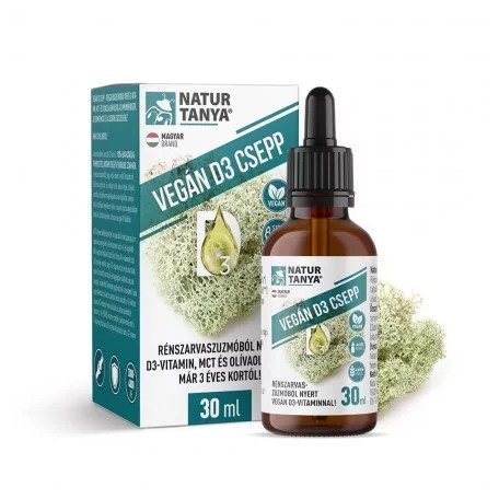 Natur Tanya Vegán D3-vitamin csepp 30 ml