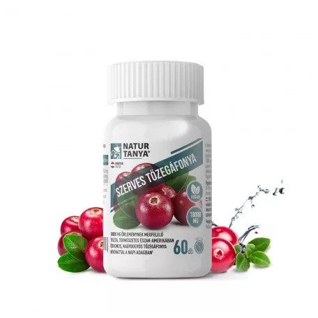 Natur Tanya Cranberry Forte Szerves Tőzegáfonya tabletta 60 db